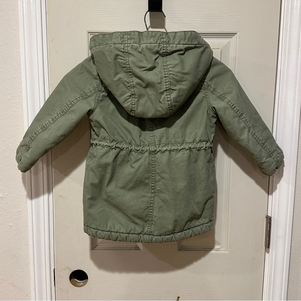 BabyGap 4T Utility Parka Walden Green‎ Fall 14 Fall Winter Jacket Coat